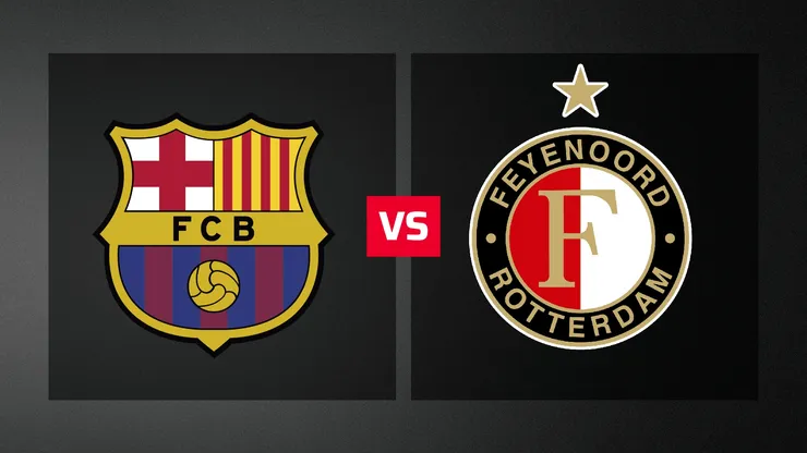 Barcelona vs. Feyenoord por la Champions League.