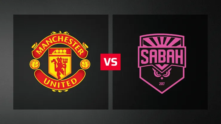 Manchester United vs. Sabah por la Champions League.