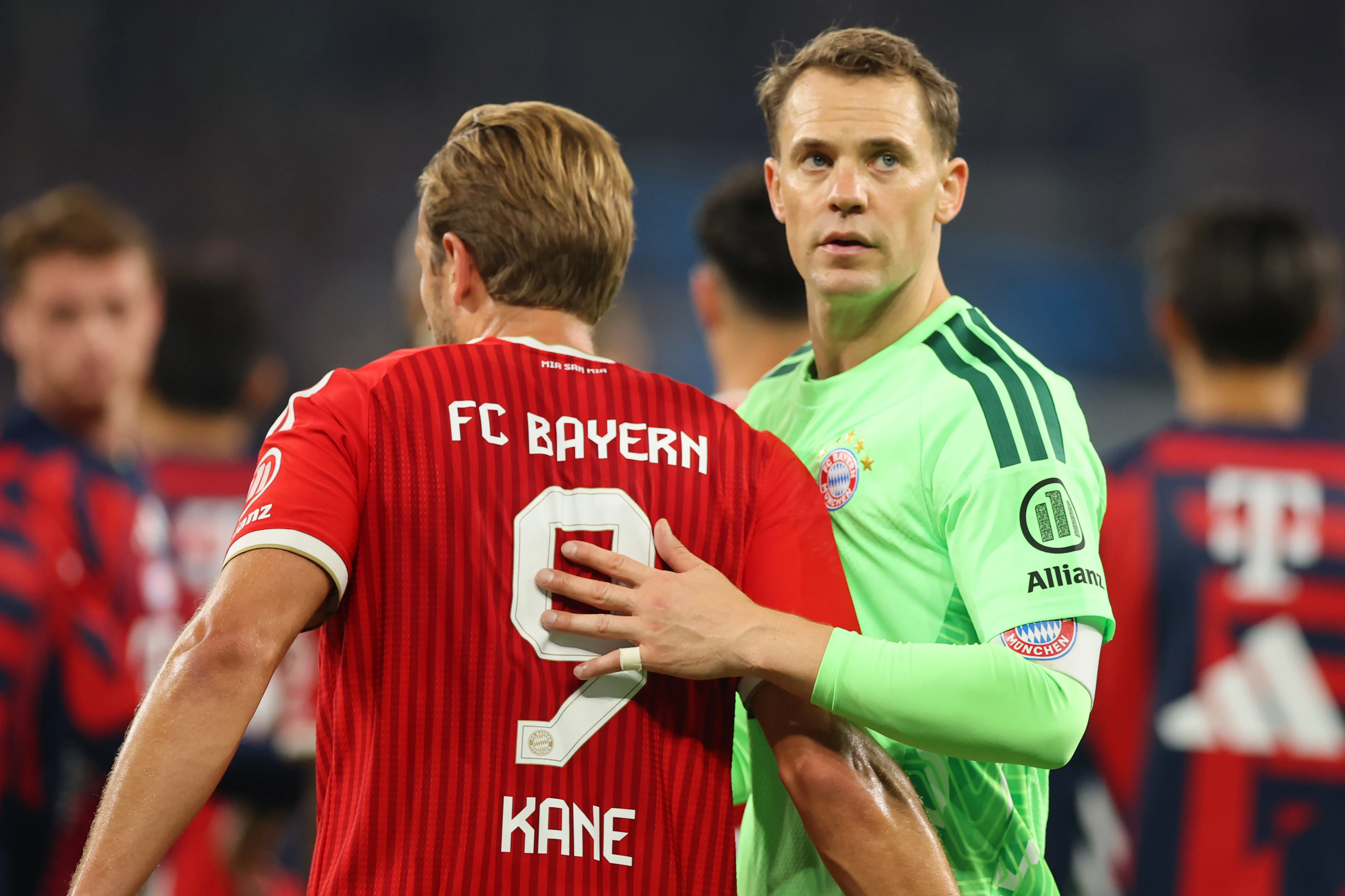 Harry Kane y Manuel Neuer (Getty Images)