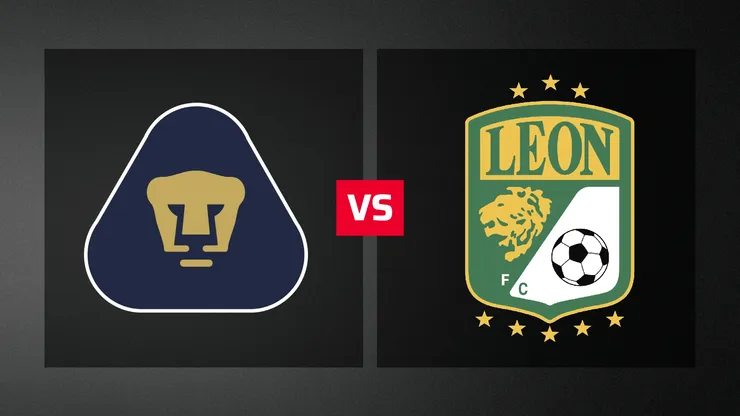 Pumas vs. León por el Apertura 2026 de la Liga MX.