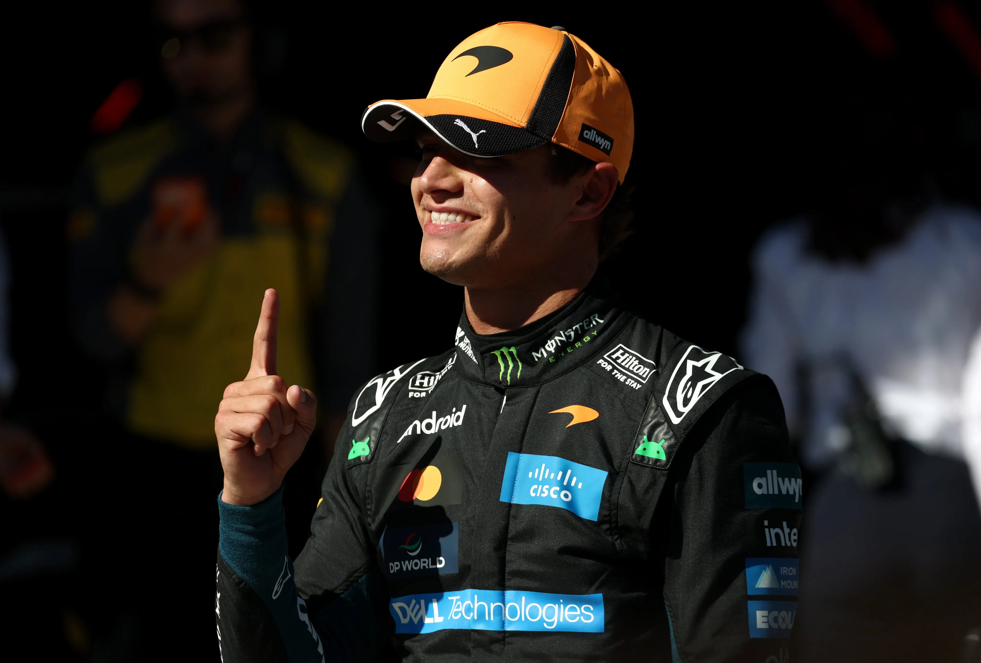 Lando Norris se quedó con la pole position en la clasificación del GP de España (@F1)