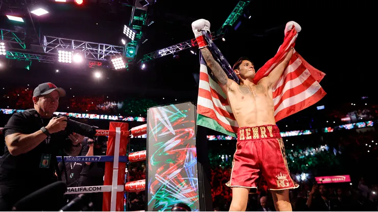 Ryan García coronó una jornada exitosa en Las Vegas.