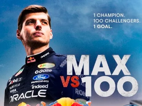 Max vs. 100: fecha, hora y dónde ver por TV el desafío de Verstappen
