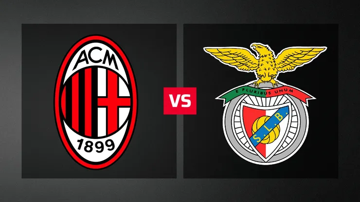 Milan vs. Benfica por la Europa League.