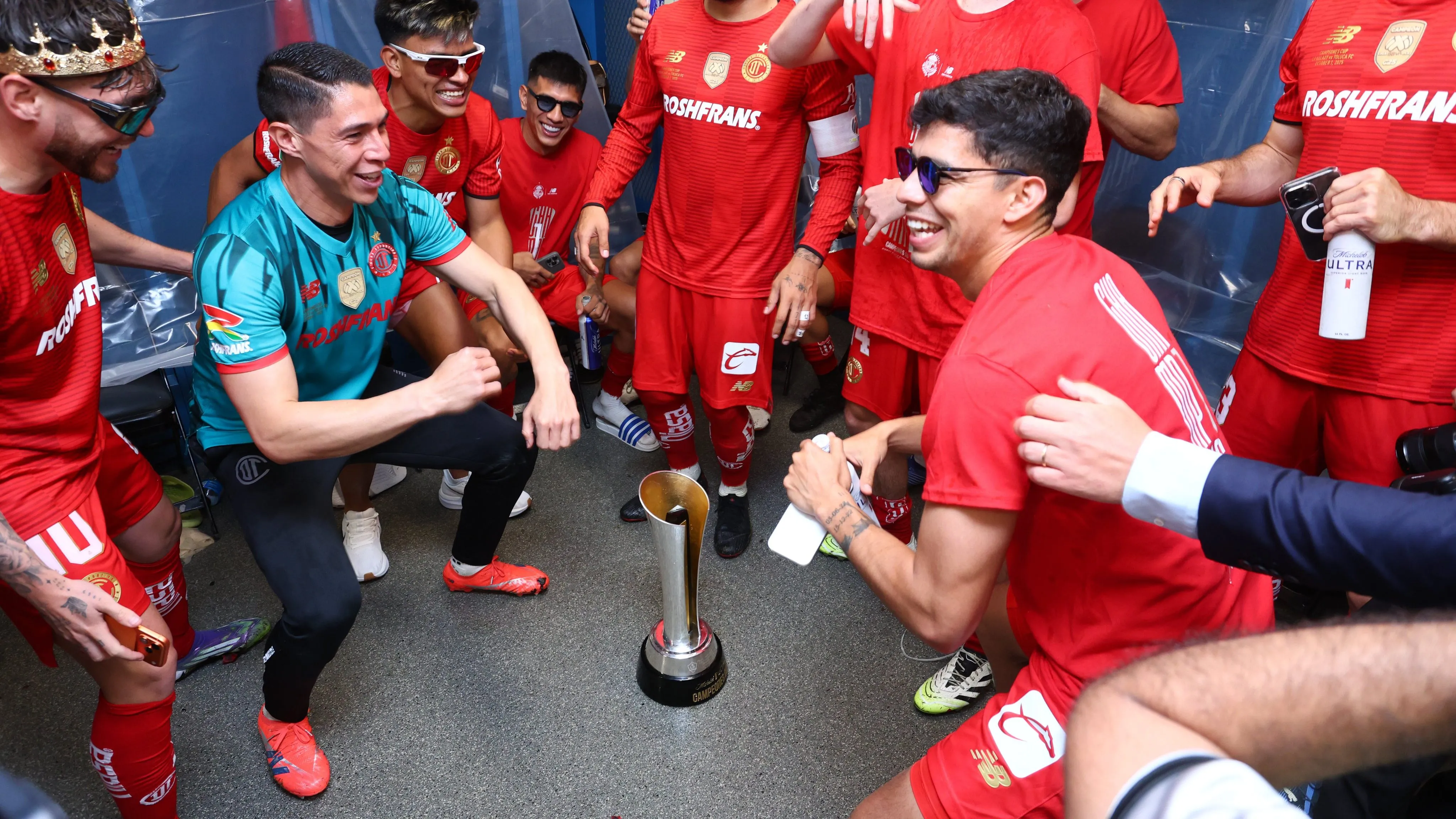 La celebración de Toluca en el último Campeones Cup [Foto: TFC]