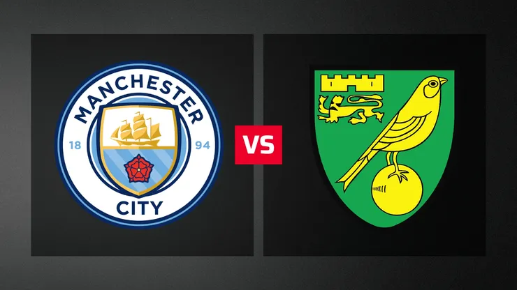 Manchester City vs. Norwich por la EFL Cup.