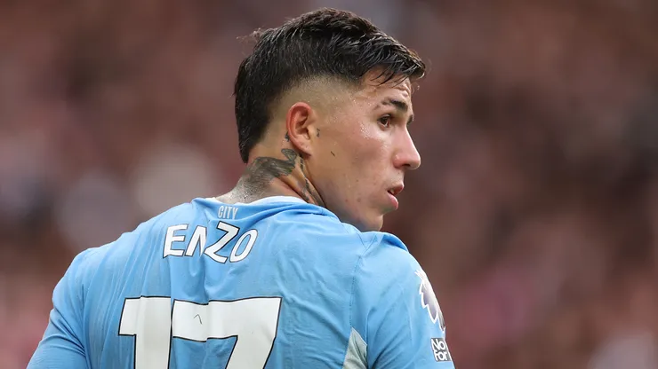 Enzo Fernández no integra la alineación de Manchester City ante Norwich