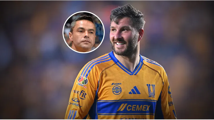 Juninho y Andre-Pierre Gignac, leyendas de Tigres UANL.