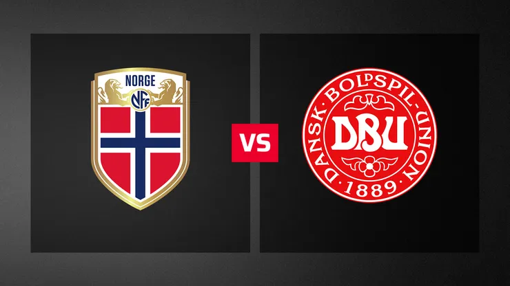 Noruega y Dinamarca se enfrentan por la Nations League.