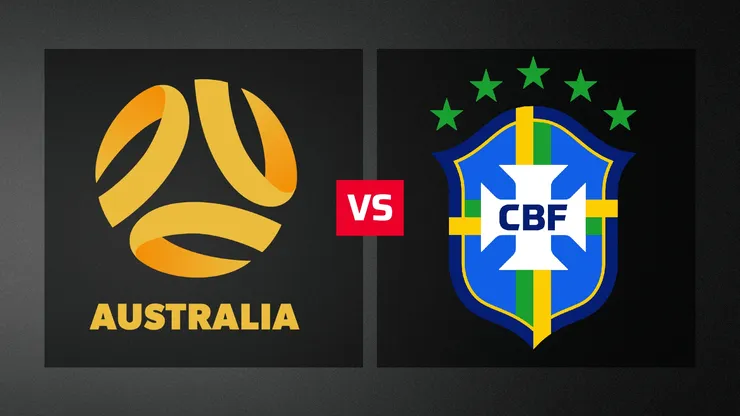 Australia vs. Brasil por el amistoso internacional.