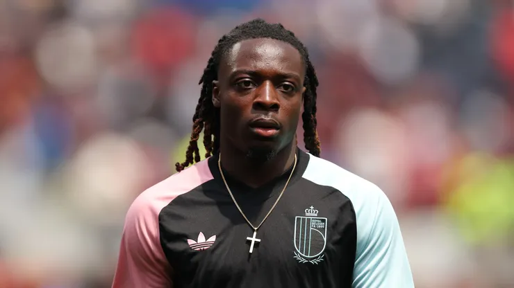 Jérémy Doku se perderá el duelo entre Bélgica e Italia por lesión.