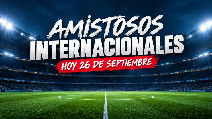 Amistosos de hoy por la fecha FIFA.