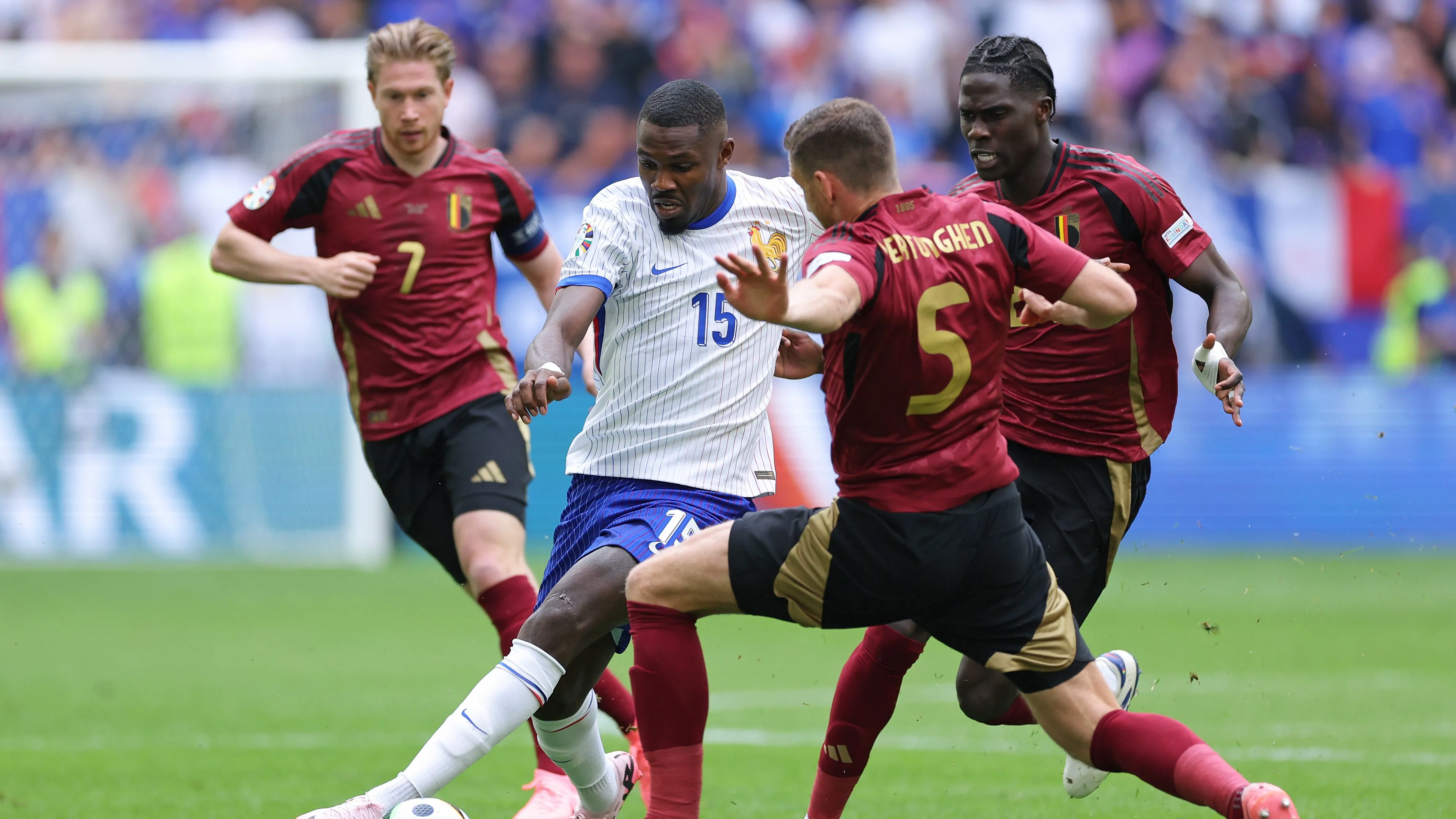 Francia y Bélgica se reencuentran en el campo [Foto: Getty]