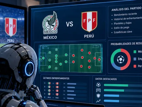 Predicción México vs. Perú: resultado exacto del amistoso según la IA