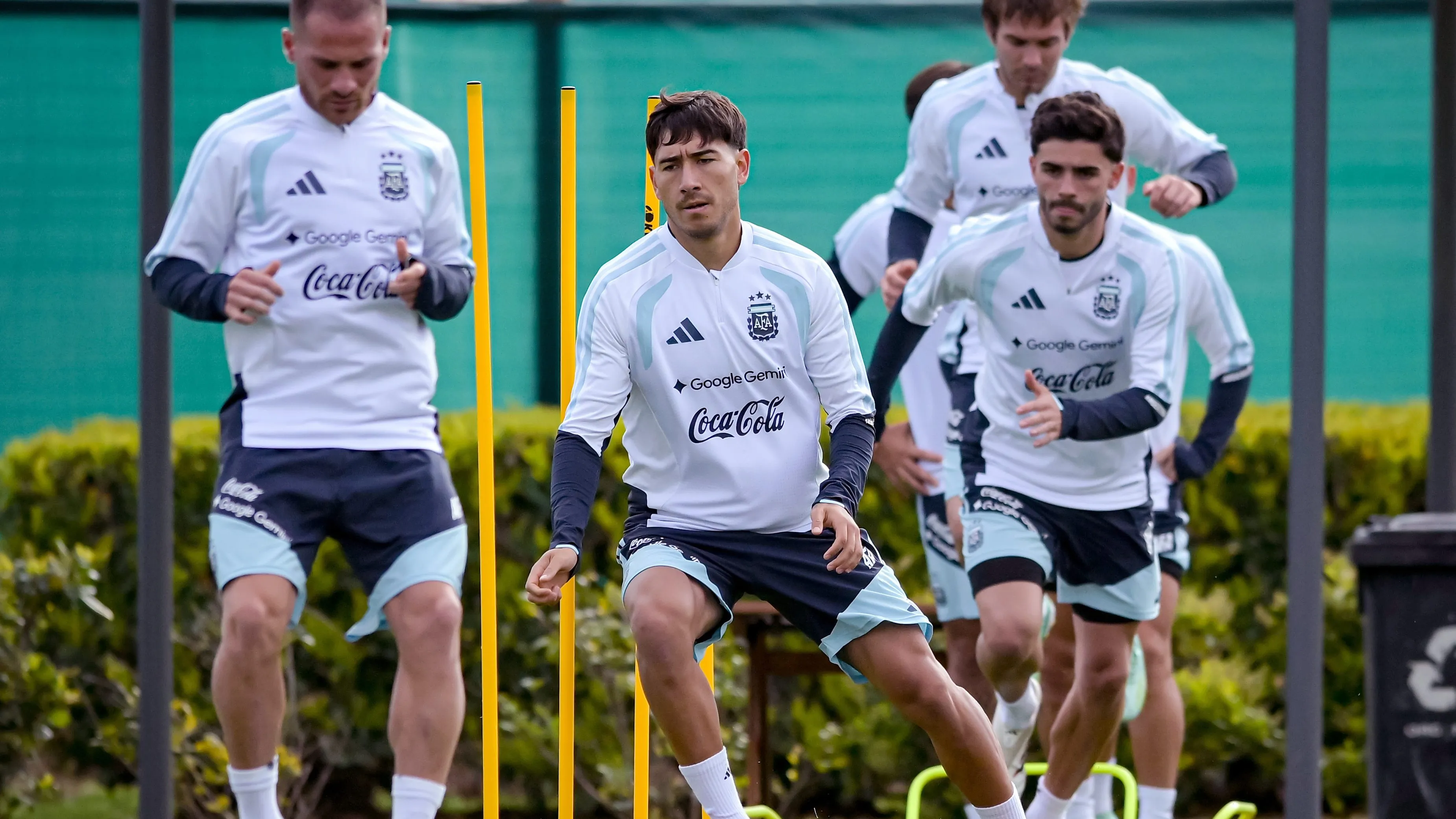 Román Vega entrenando con Argentina [Foto: Getty]