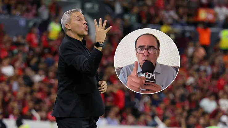 David Medrano criticó al entrenador rojinegro.