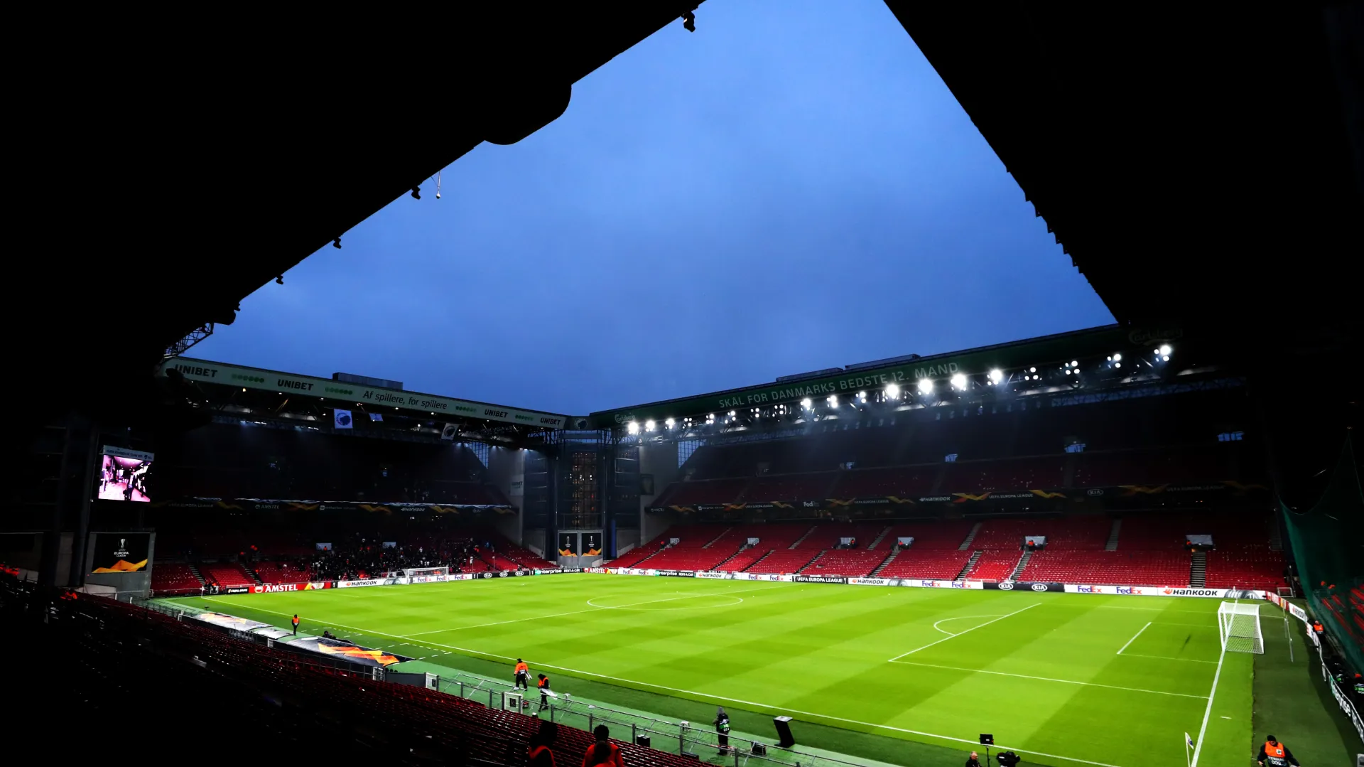 El Parken Stadium recibirá el partido entre Dinamarca y Portugal. (GETTY IMAGES)