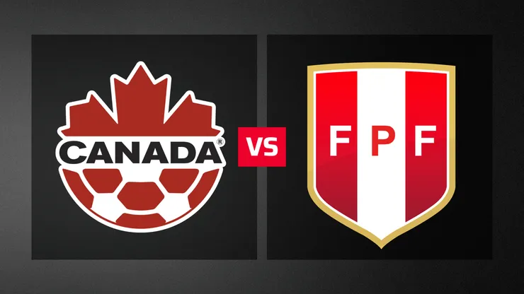 Canadá vs. Perú, por un amistoso internacional.