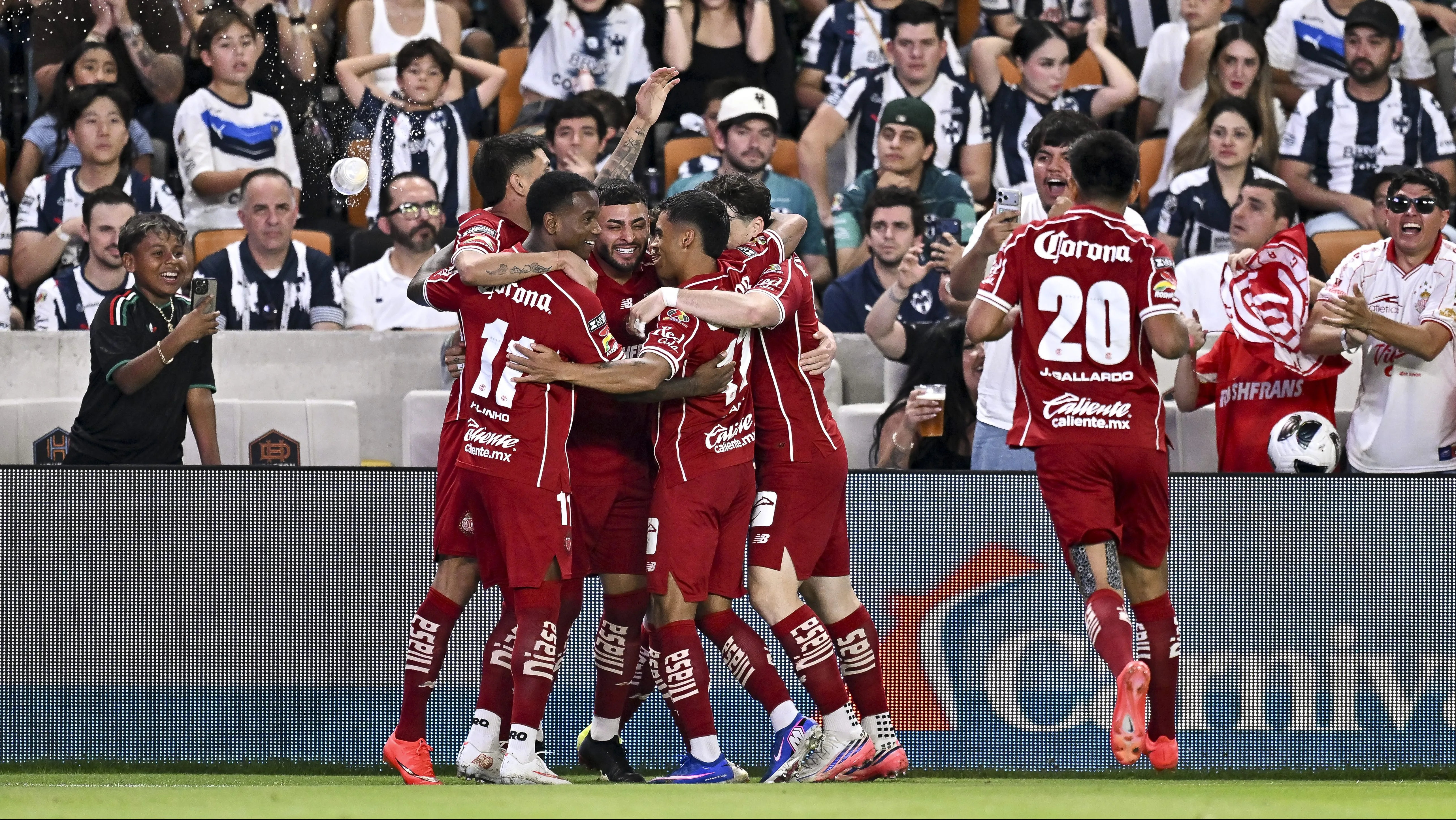 Toluca sonrió la última vez contra Rayados [Foto: Getty]