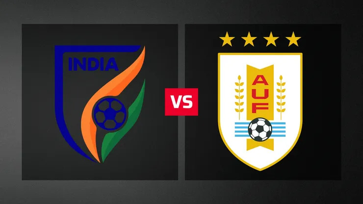 Uruguay se mide ante India en un amistoso.