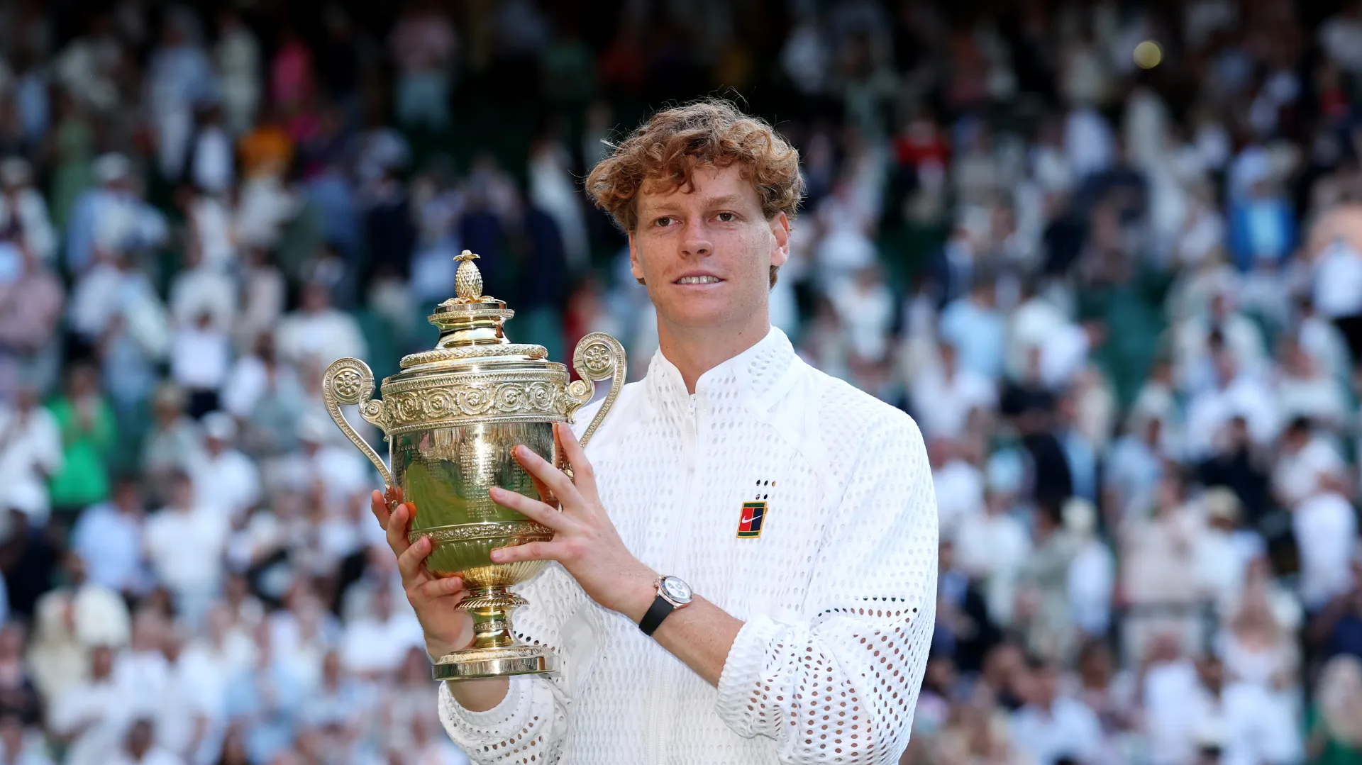Jannik Sinner llegó a ser campeón de Wimbledon en 2026. (GETTY IMAGES)
