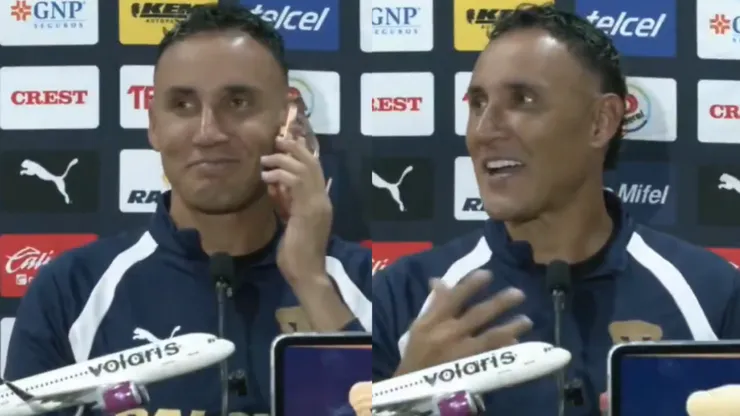 Keylor y un desopilante momento en conferencia.