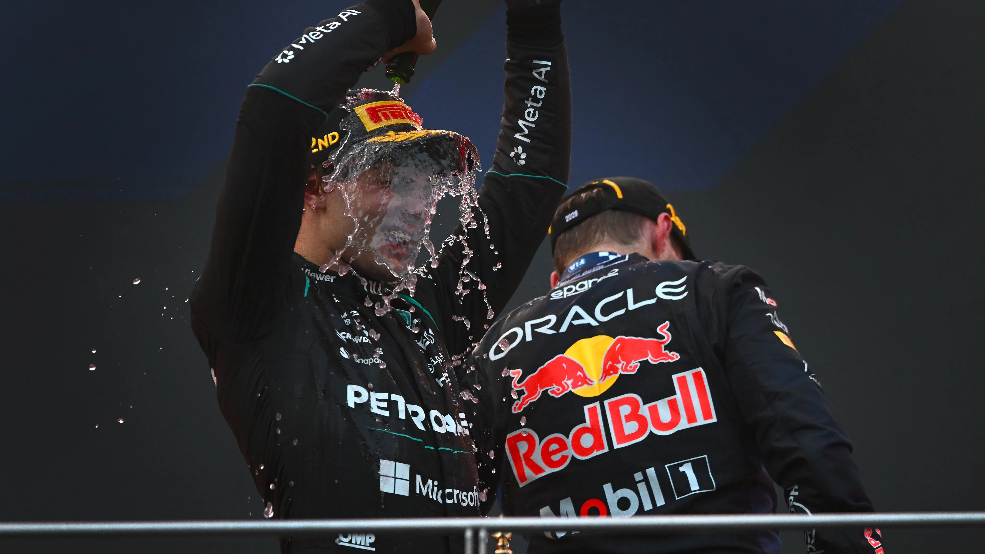 Kimi quedó detrás de Max en Bahrein [Foto: Getty]
