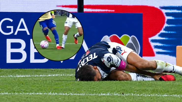Tecatito gritó de dolor tras el pisotón.
