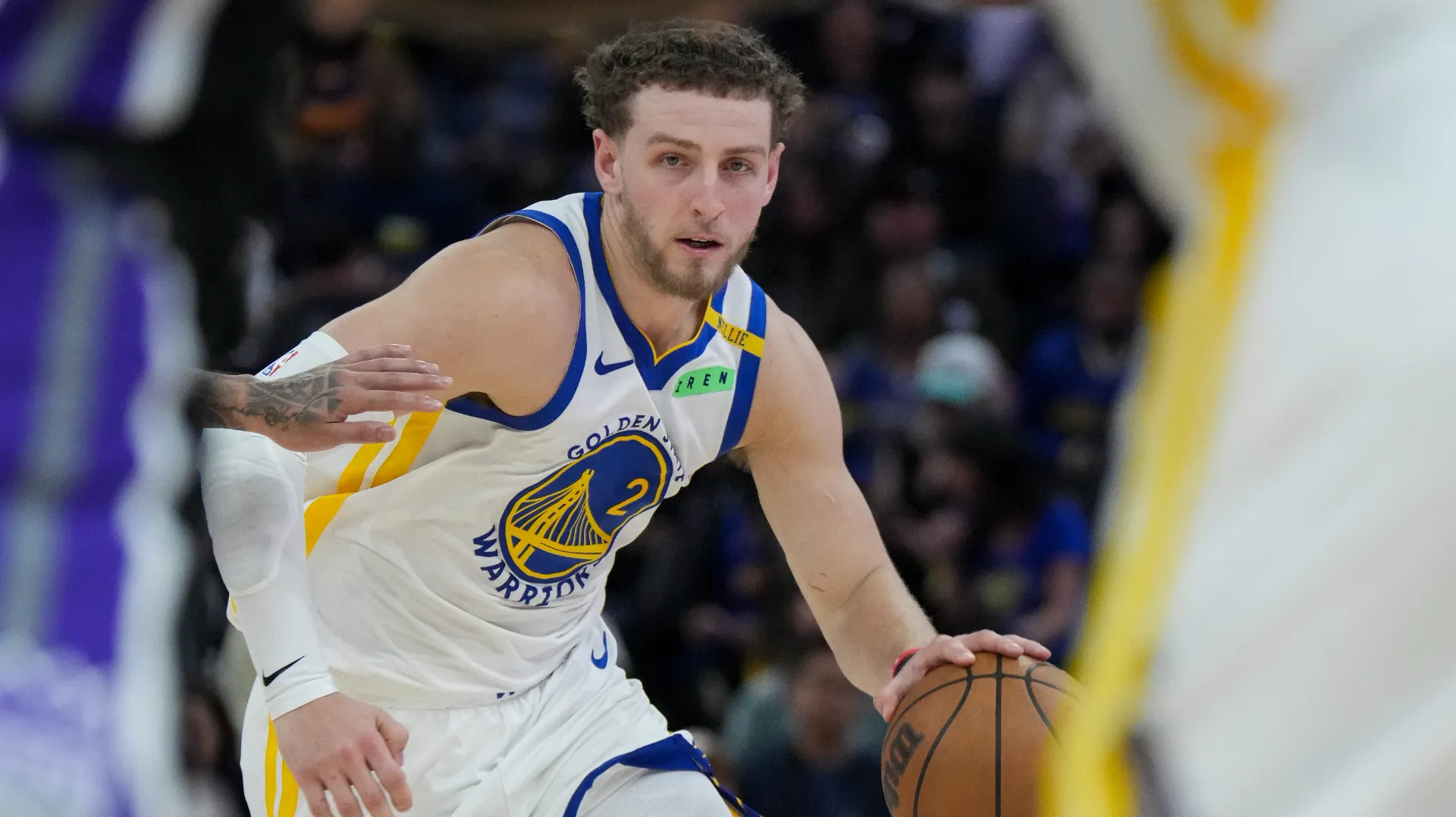 Brandin Podziemski busca consolidar su nombre en Golden State Warriors. (GETTY IMAGES)