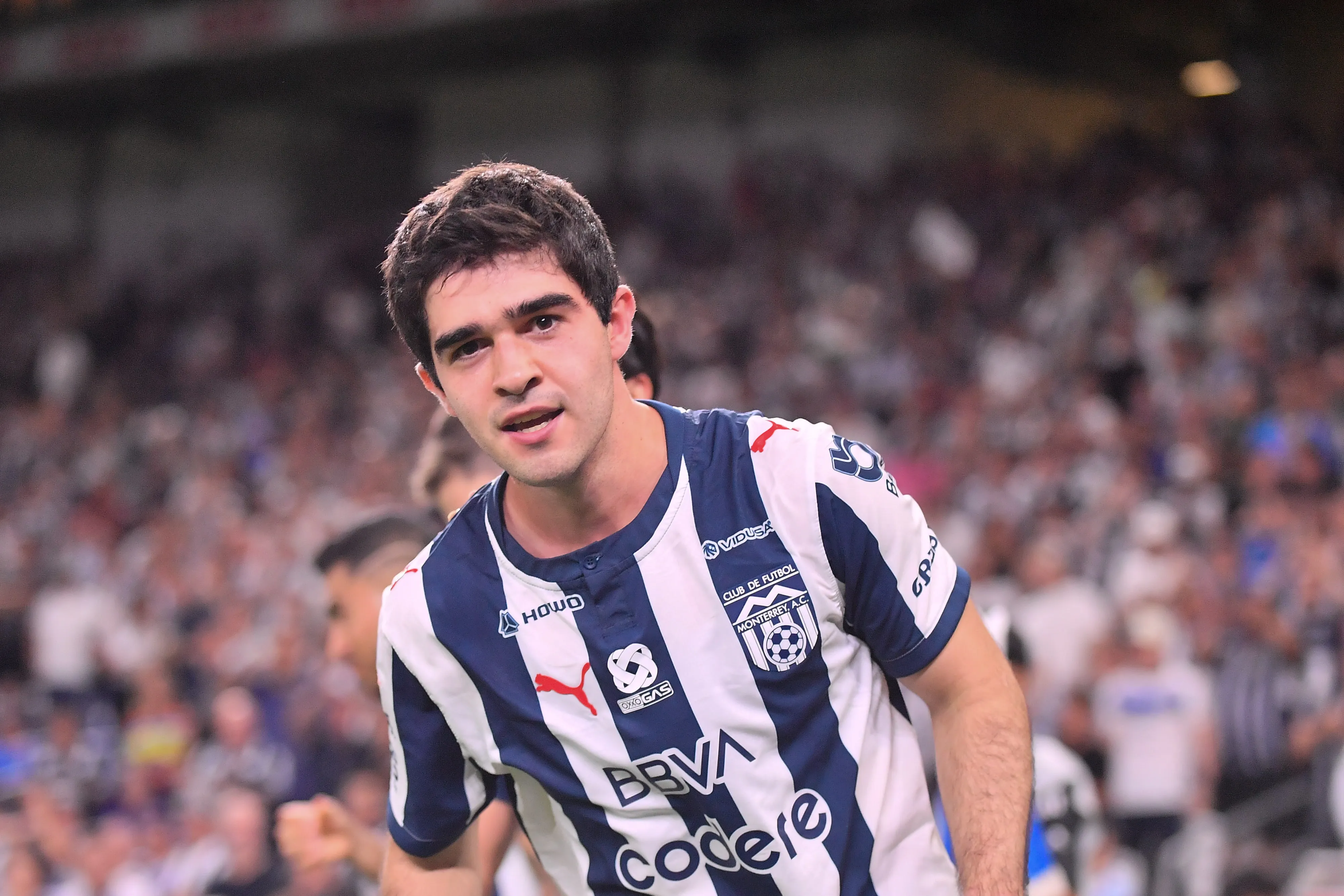 César Garza es el joven con más minutos en Rayados (Getty Images)