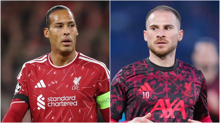 Virgil van Dijk y Alexis Mac Allister comenzará el encuentro contra el LASK en el banco de suplentes.