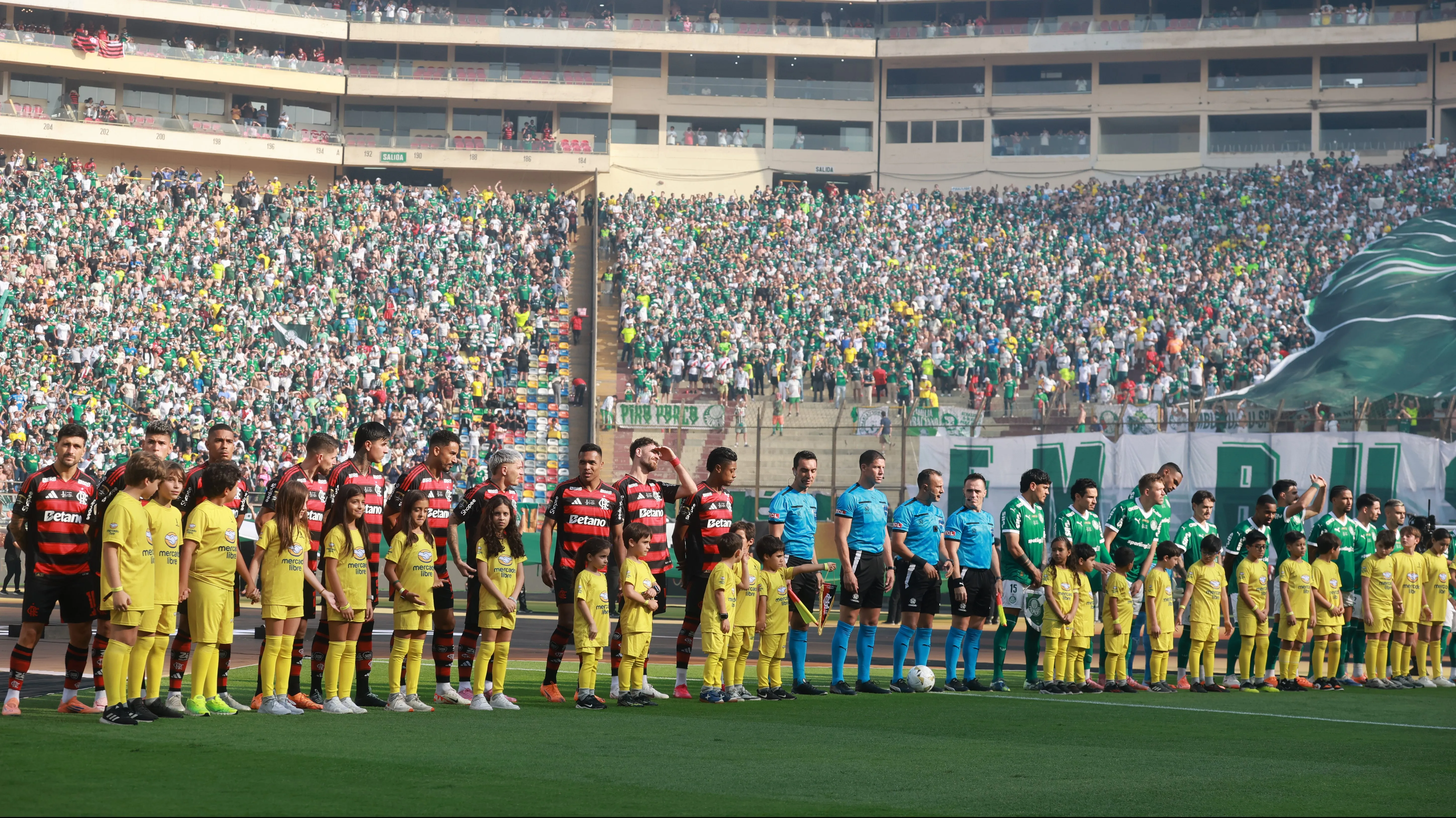 Flamengo y Palmeiras en la última final entre ambos [Foto: Getty]