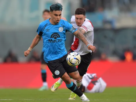 ¿Juega Martínez Quarta? Las alineaciones de Belgrano vs. River por el Clausura 2026