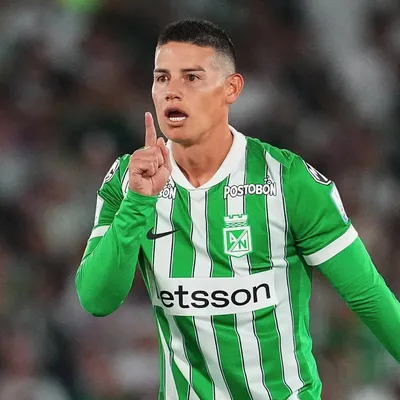 ¿Juega James Rodríguez? Las alineaciones de Atlético Nacional vs. Deportivo Pasto