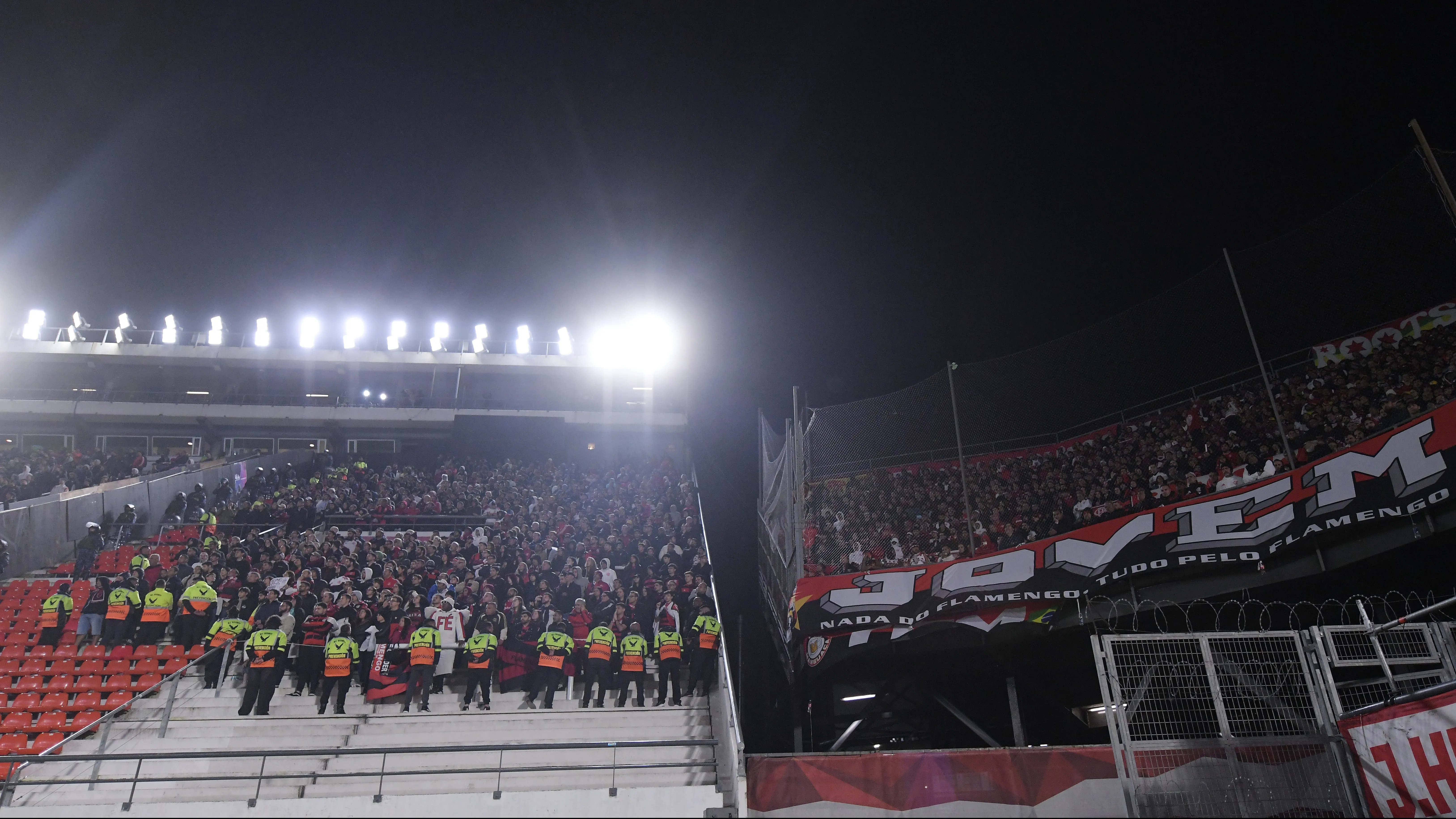 La gente de Flamengo apoyando en Buenos Aires [Foto: Getty]