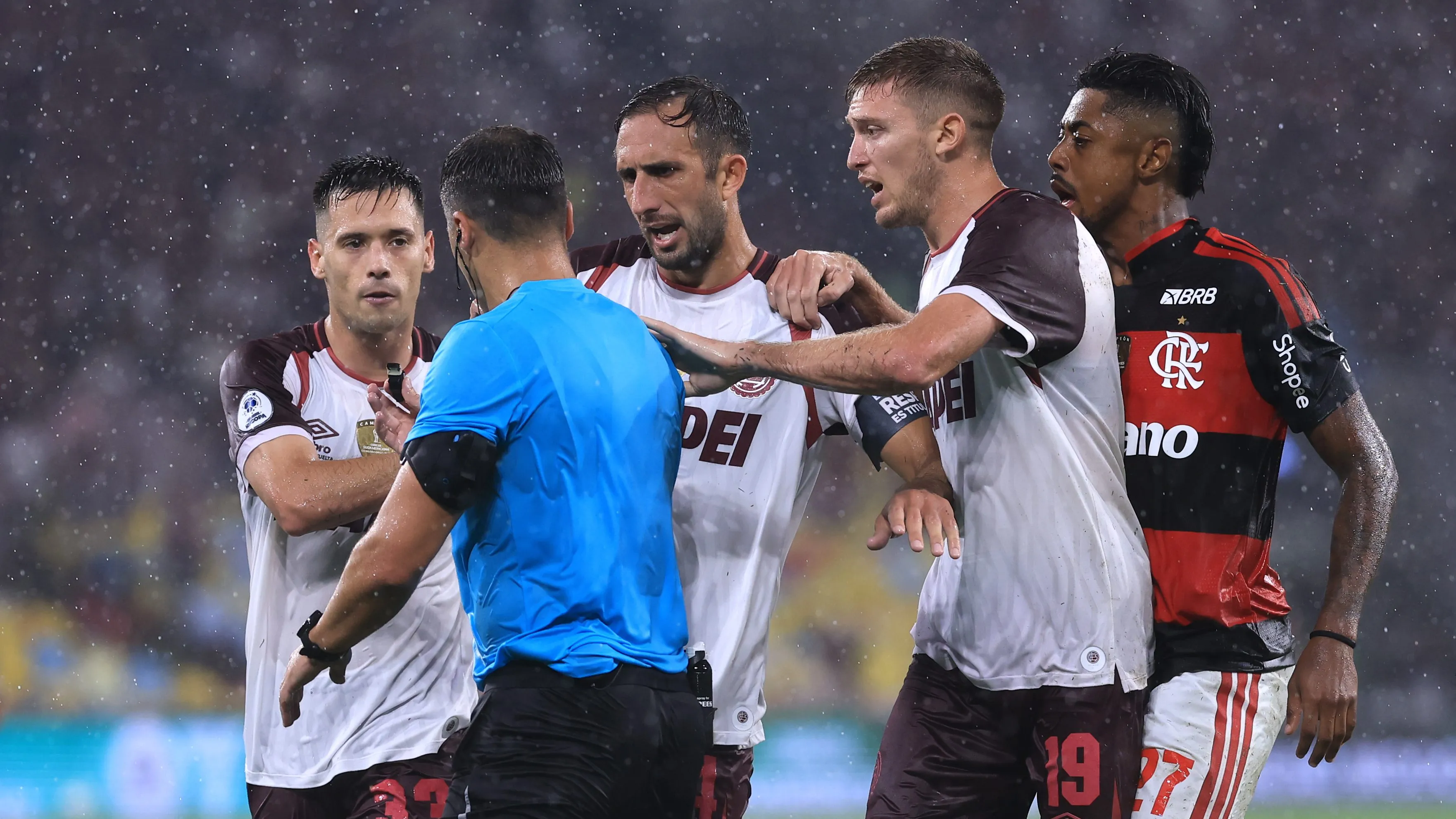 Tejera en la Recopa entre Flamengo y Lanús [Foto: Getty]
