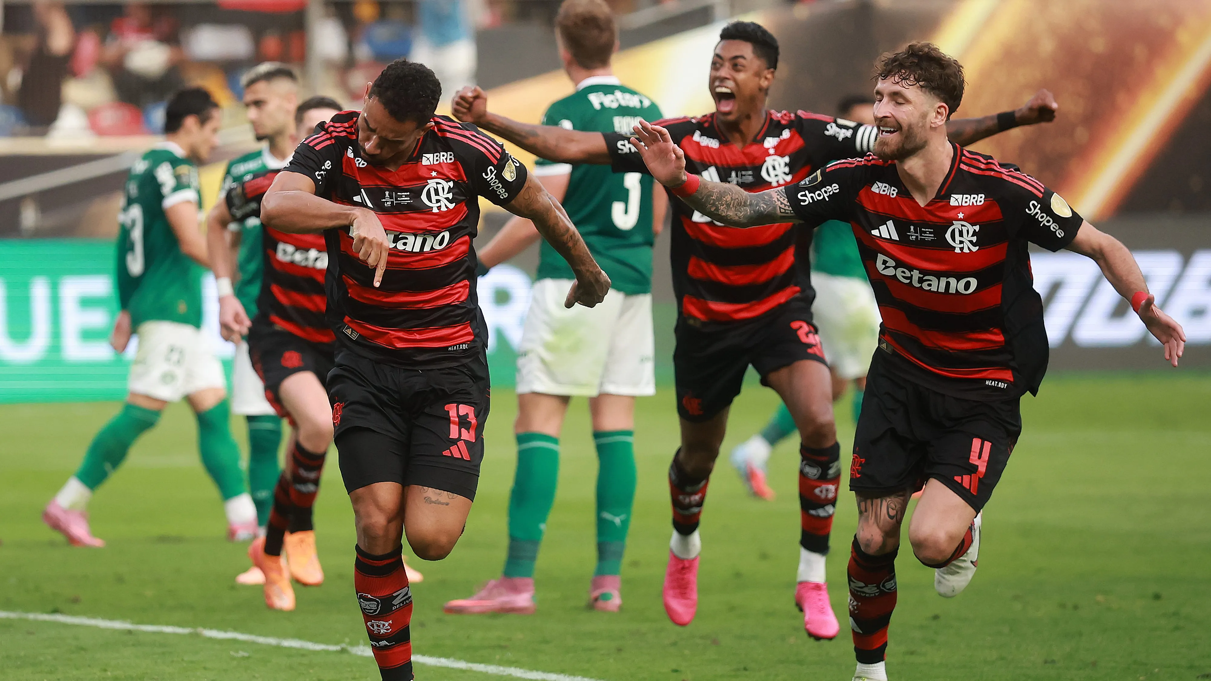 Flamengo le ganó la última final a Palmeiras [Foto: Getty]