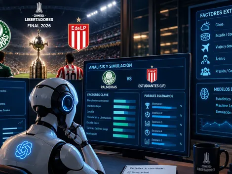 ¿Palmeiras o Estudiantes? La IA predijo el campeón de la Copa Libertadores 2026