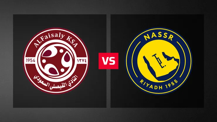 Al-Faisaly vs. Al-Nassr por la Saudi Pro League.