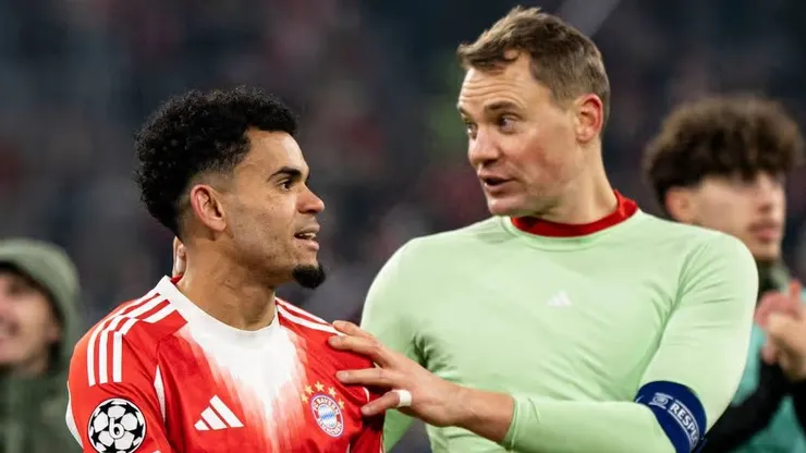 Díaz y Neuer, sensibles bajas en el Bayern.