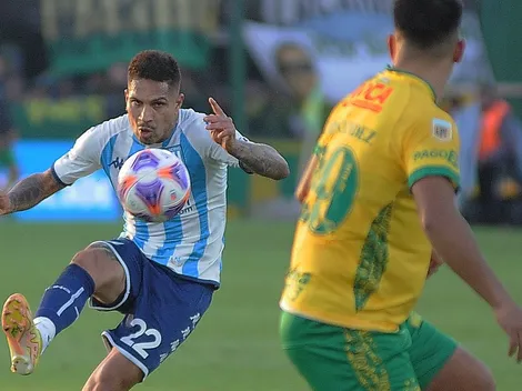 Paolo Guerrero fue titular todo el partido en el empate de Racing Club vs. Defensa y Justicia