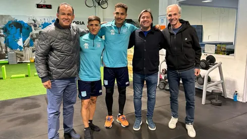 Paolo Guerrero y Catriel Cabellos recibieron la visita de Juan Reynoso