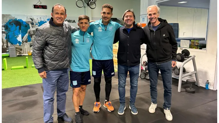 Paolo Guerrero y Catriel Cabellos recibieron la visita de Juan Reynoso