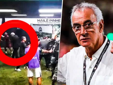 El momento exacto en que Fossati se libró de las bombas lacrimógenas