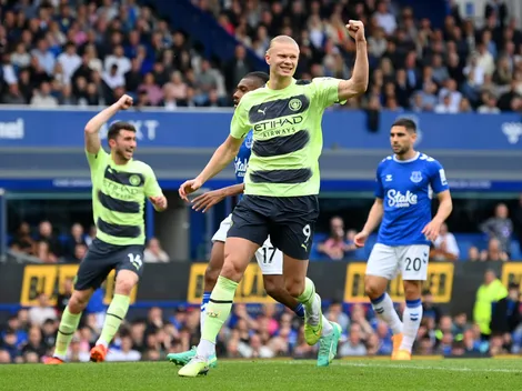 Manchester City superó por goleada al Everton