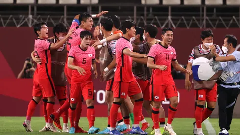 El once de Corea del Sur ante Perú