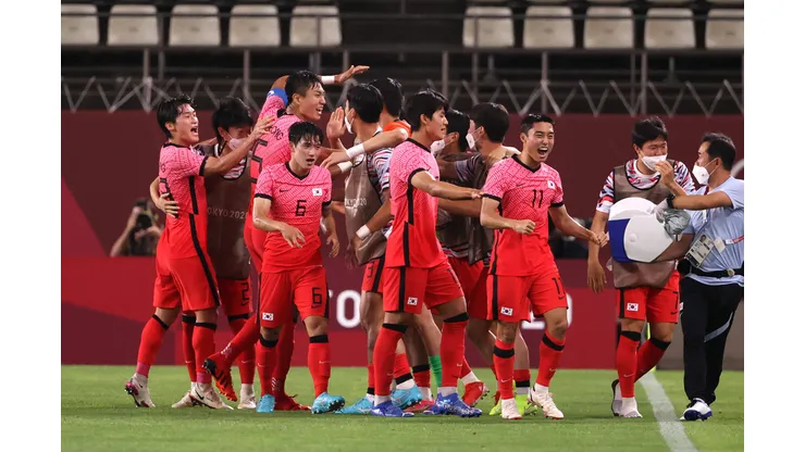 El once de Corea del Sur ante Perú