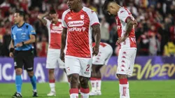 Marlon Torres independiente de Santa Fe agresion