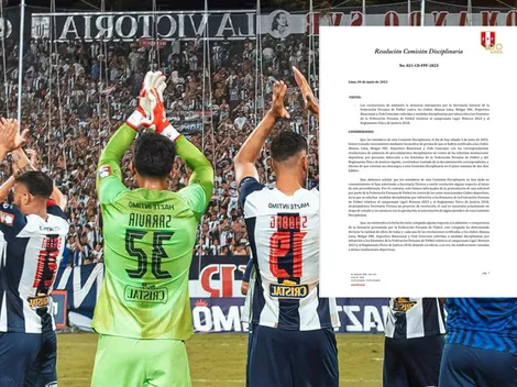 ¿La resolución en contra de Alianza nunca fue aprobada?