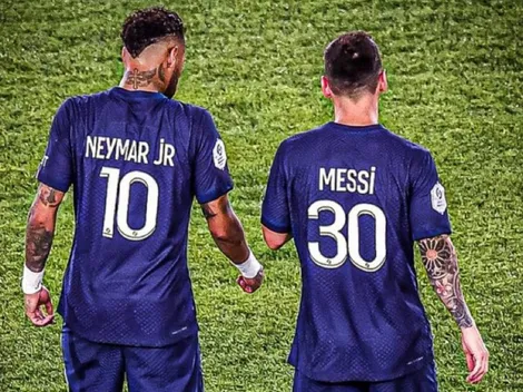 Neymar Jr y su emotiva despedida del PSG a Lionel Messi